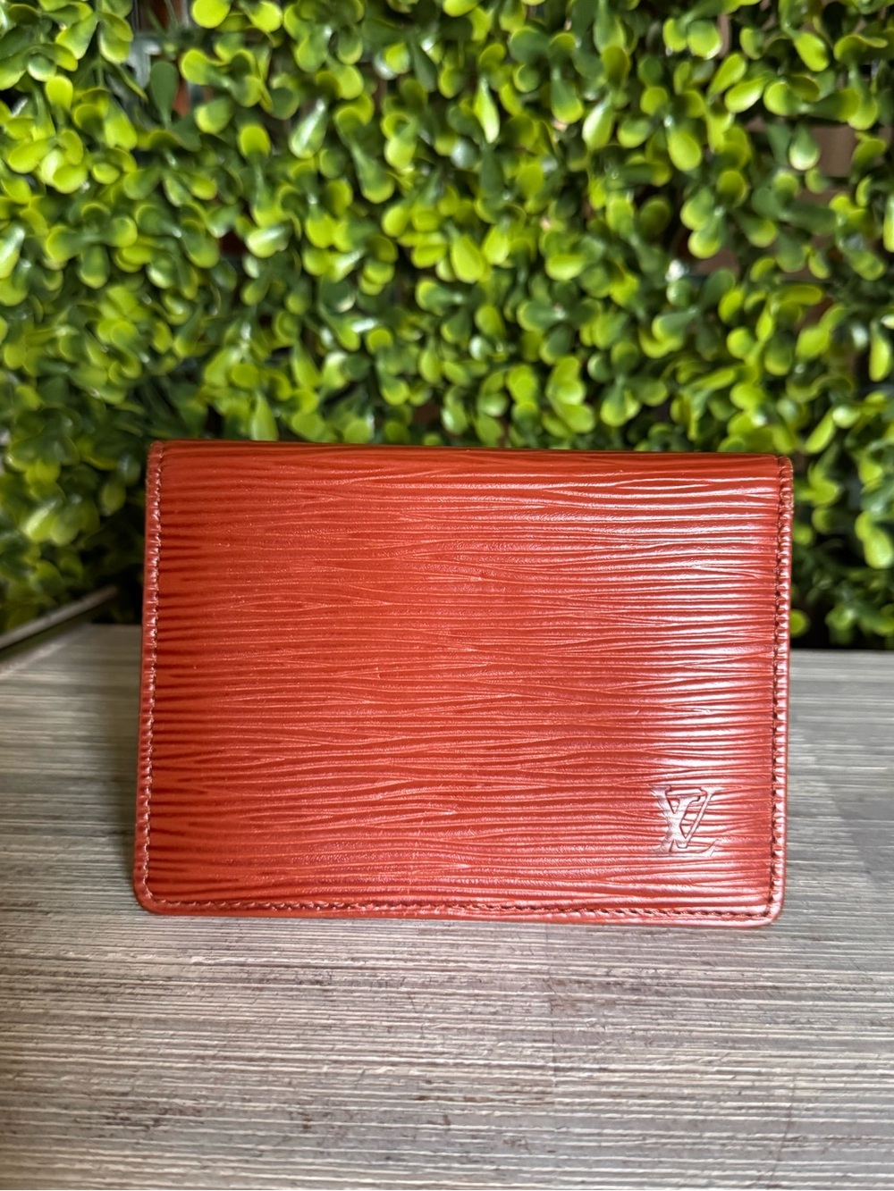Vintage Louis Vuitton Epi Leather card holder
